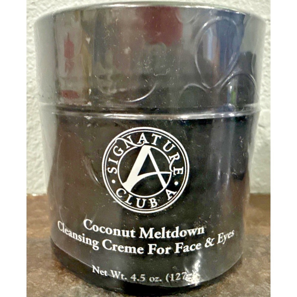 Signature Club A Coconut Meltdown Cleansing Creme Face & Eyes 4.5 oz Sealed NEW